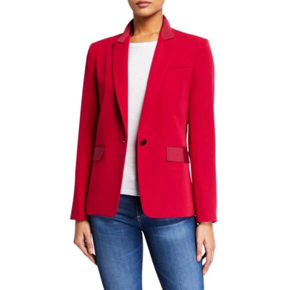 Rag & Bone Rylie Solid One Button Blazer, Sz 0 - Picture 1 of 14